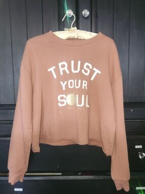 Spirital Gangster  Crewneck Sweatshirt Coral